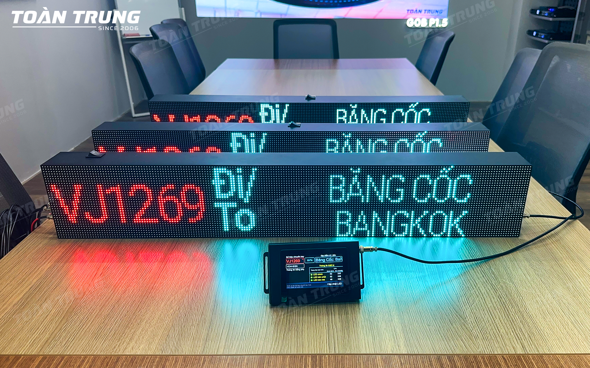 Hướng dẫn sử dụng bảng LED xe buýt sân bay 3 14