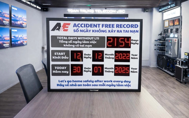 Bảng LED An Toàn Lao Động