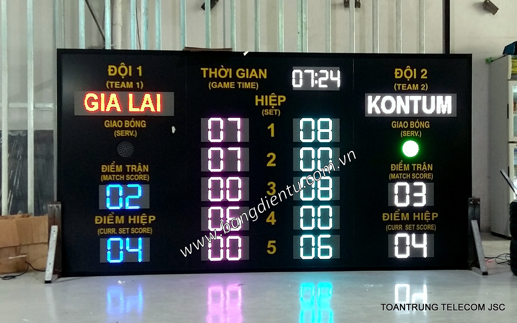 bảng led thi đấu bóng chuyền