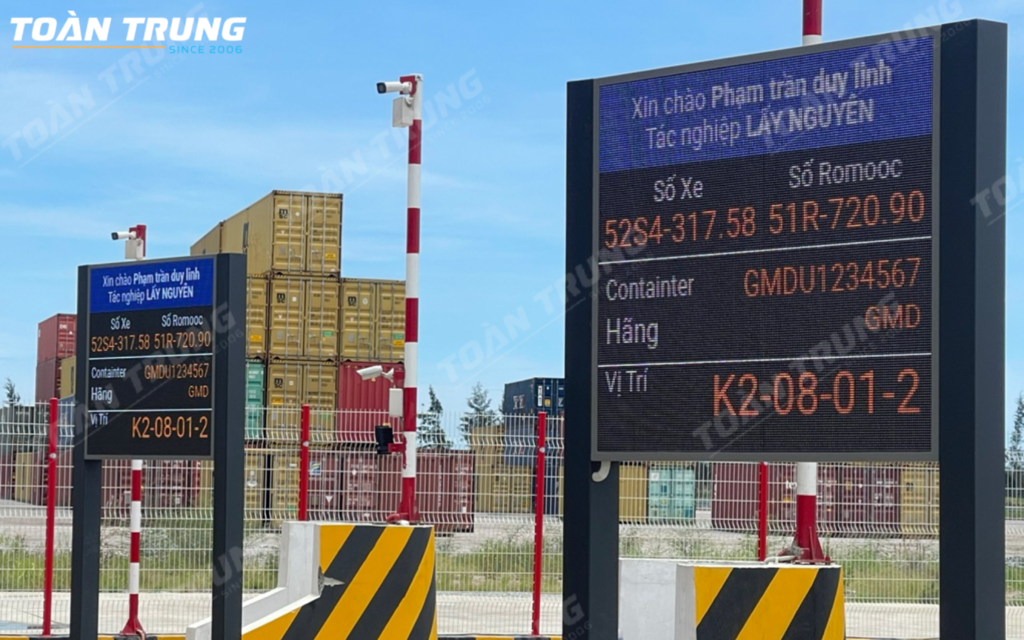 Hệ thống cổng thông minh Smart Gate tại các cảng biển