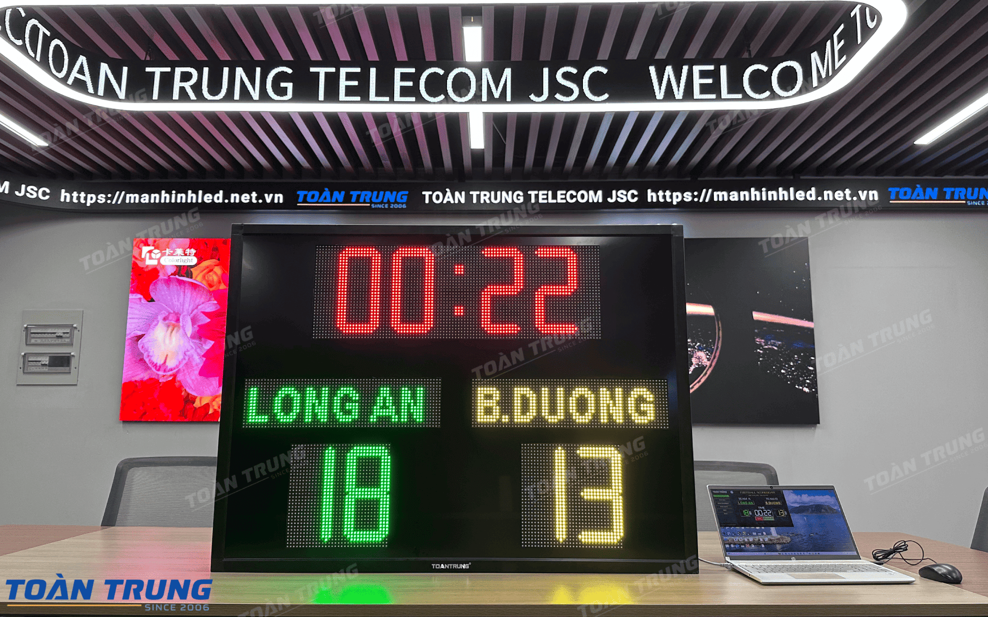 Bảng điểm điện tử thi đấu bóng đá
