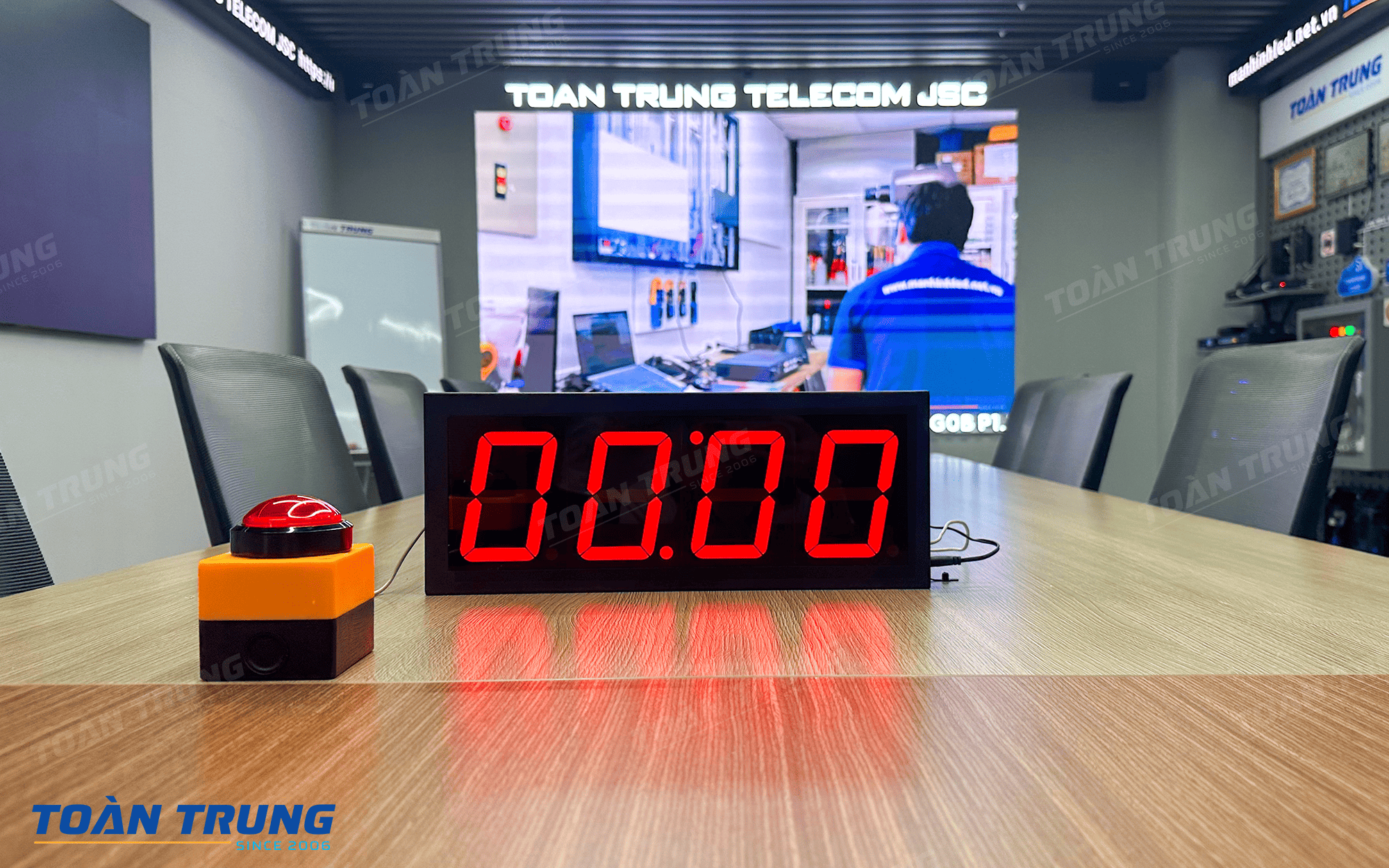 Đồng hồ đếm giây có nút bấm cho gameshow