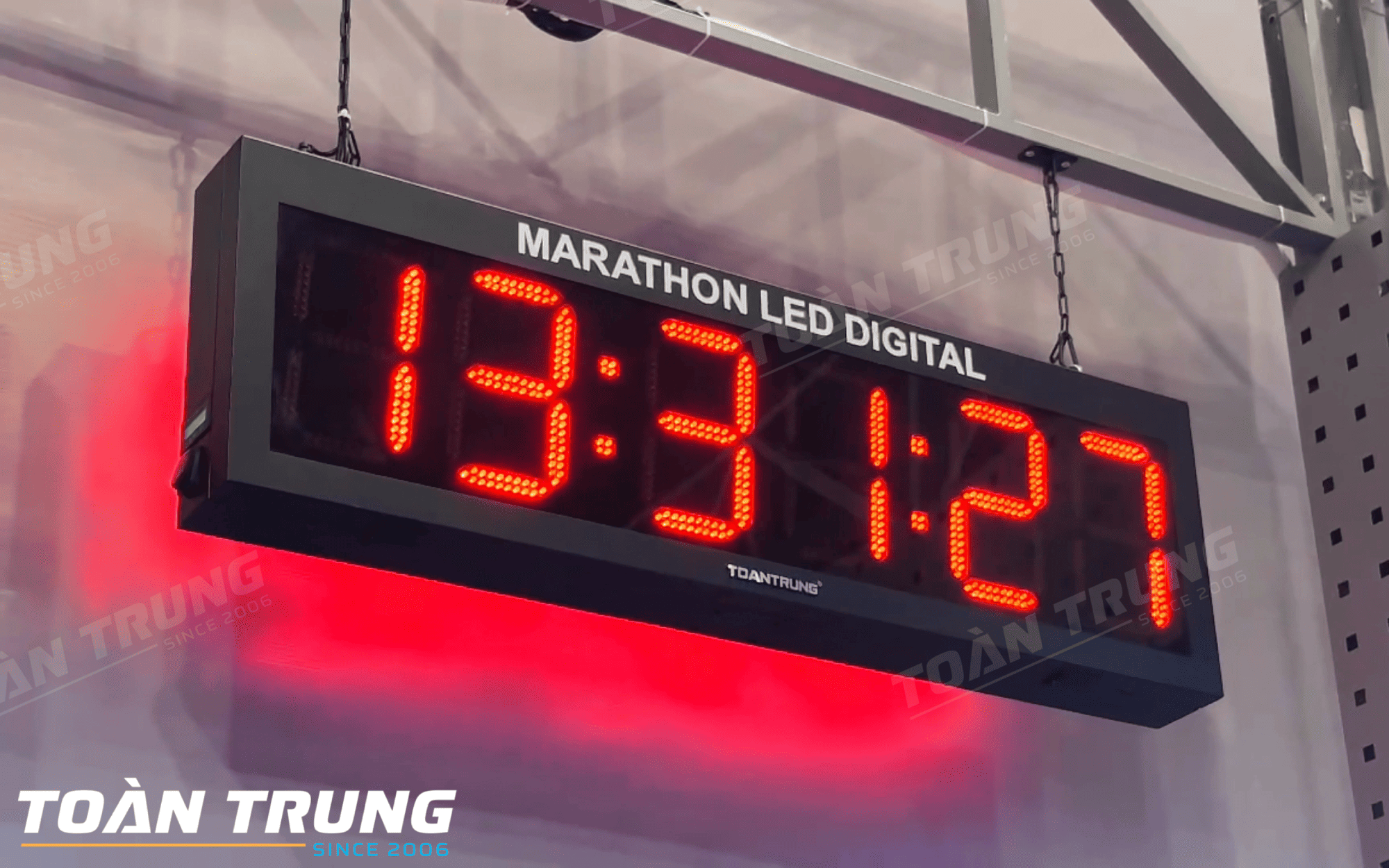 Bảng LED marathon 1 mặt dùng điện