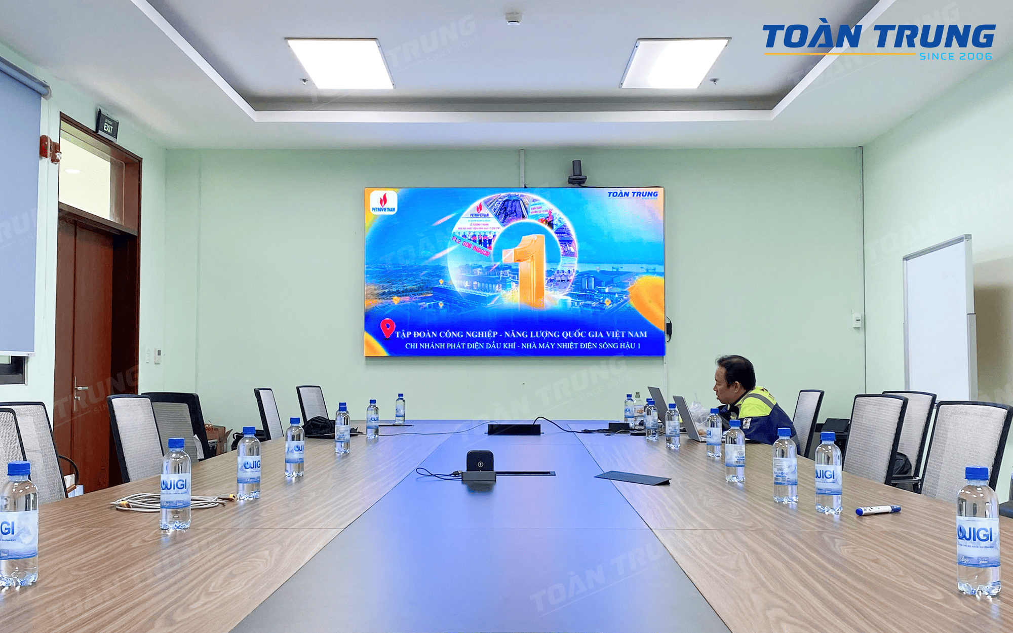 Hệ thống màn hình LED GOB tại Nhà máy Nhiệt điện Sông Hậu