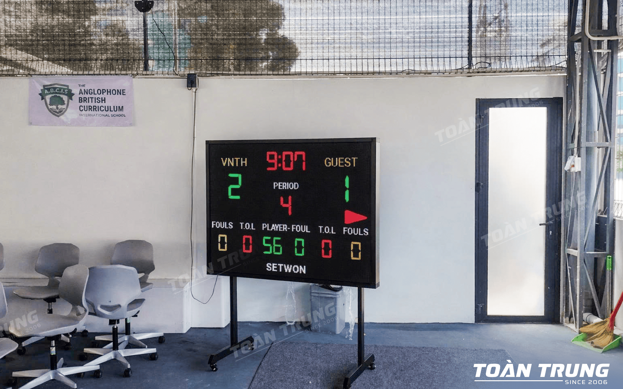 Bảng LED thi đấu thể thao – Trường Tiểu học Việt Nam Tinh Hoa