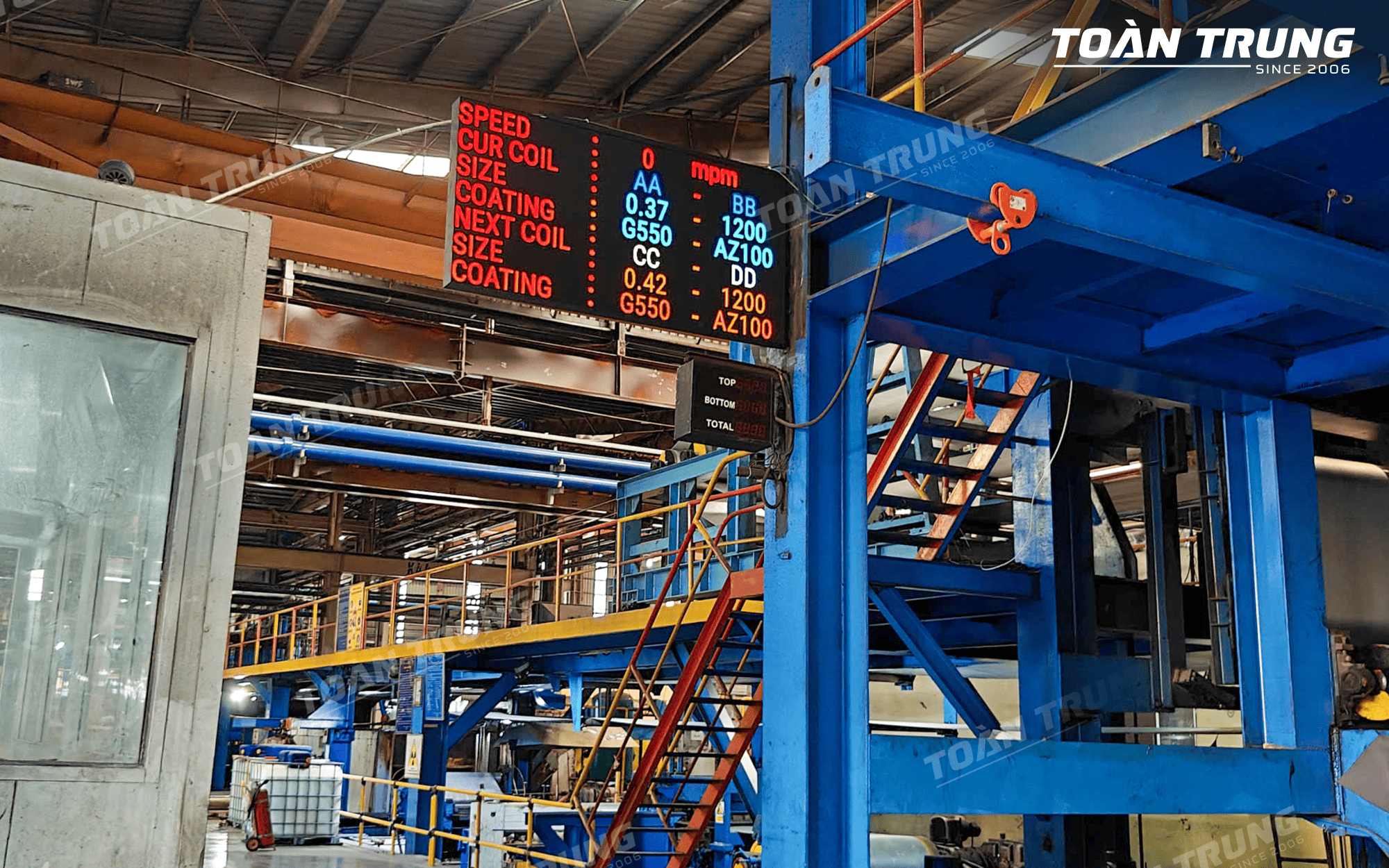 Dự án vận hành hệ thống bảng LED Modbus TCP/IP tại nhà máy Hoa Sen