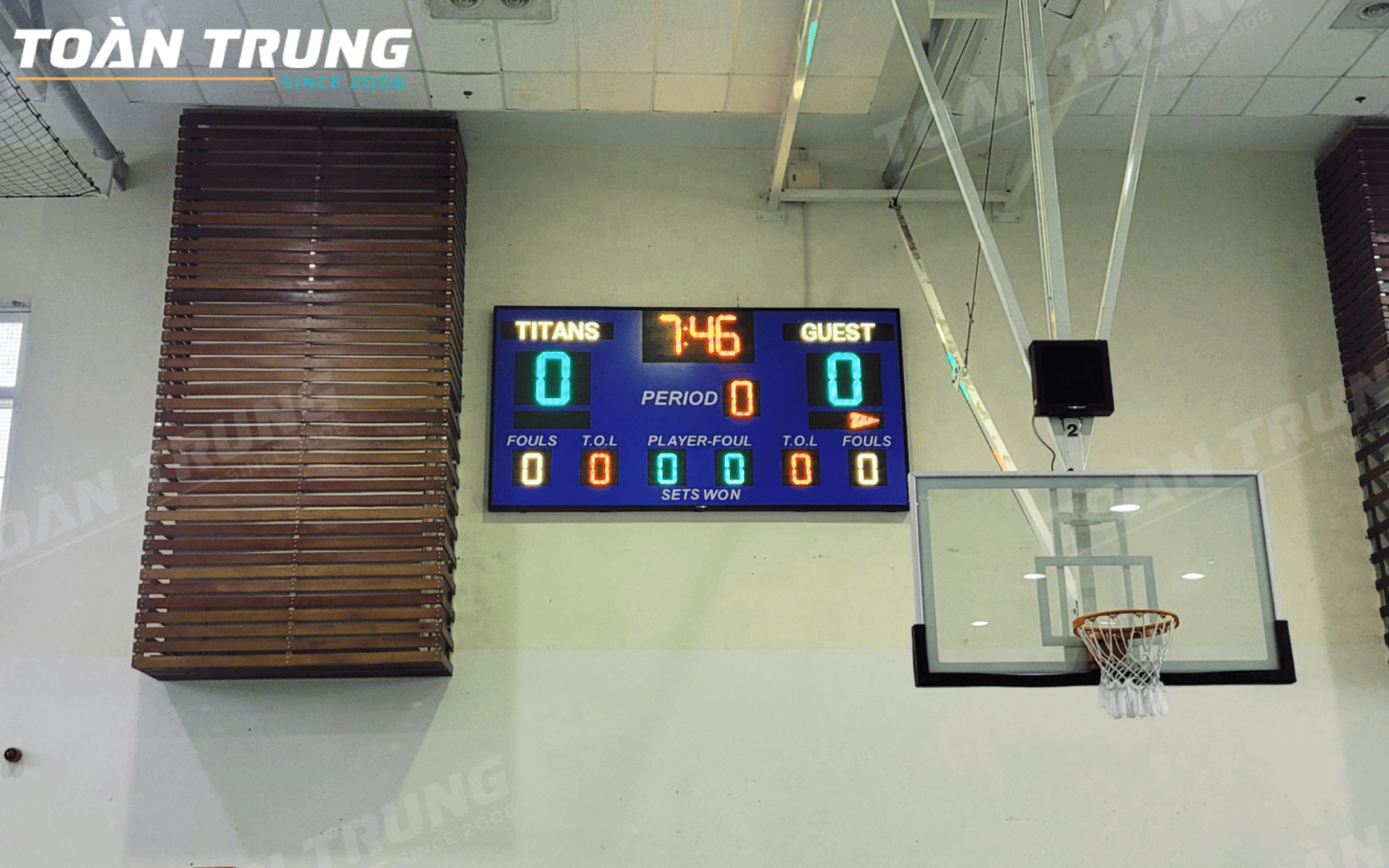 Bảng thi đấu bóng rổ tại Trường Quốc tế Úc